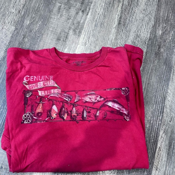 St. John's Bay Other - St. John's Bay Red Fishing Graphic Tee